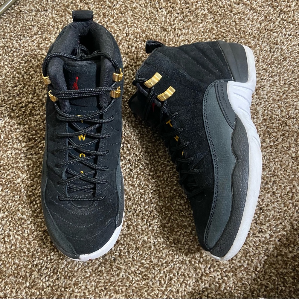 NIKE AIR JORDAN 12 Retro Reverse Taxi GS 6Y Wm 7.5